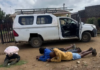 Four men arrested after motorist is stabbed and robbed of his R250,000 Toyota Hilux