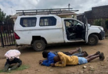 Four men arrested after motorist is stabbed and robbed of his R250,000 Toyota Hilux