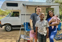 Cape Town Family Ditches Their Apartment to Raise Two Children Full-Time in a Vintage Camper Van
