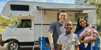Cape Town Family Ditches Their Apartment to Raise Two Children Full-Time in a Vintage Camper Van