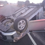 Midrand Tragedy: Minibus Taxi and Mercedes Collide, Taxi Overturns, Fire Kills Five