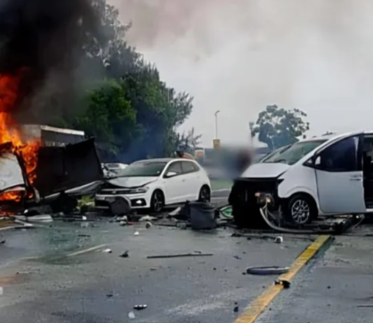 Fiery M4 Carnage: Horrific Multi-Vehicle Crash Leaves One Dead and Many Injured as Flames Engulf Vehicles